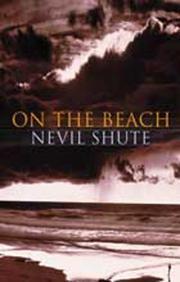 Book cover for On the Beach by Nevil Shute. Image on cover shows a stormy sky over choppy waves by a beach.